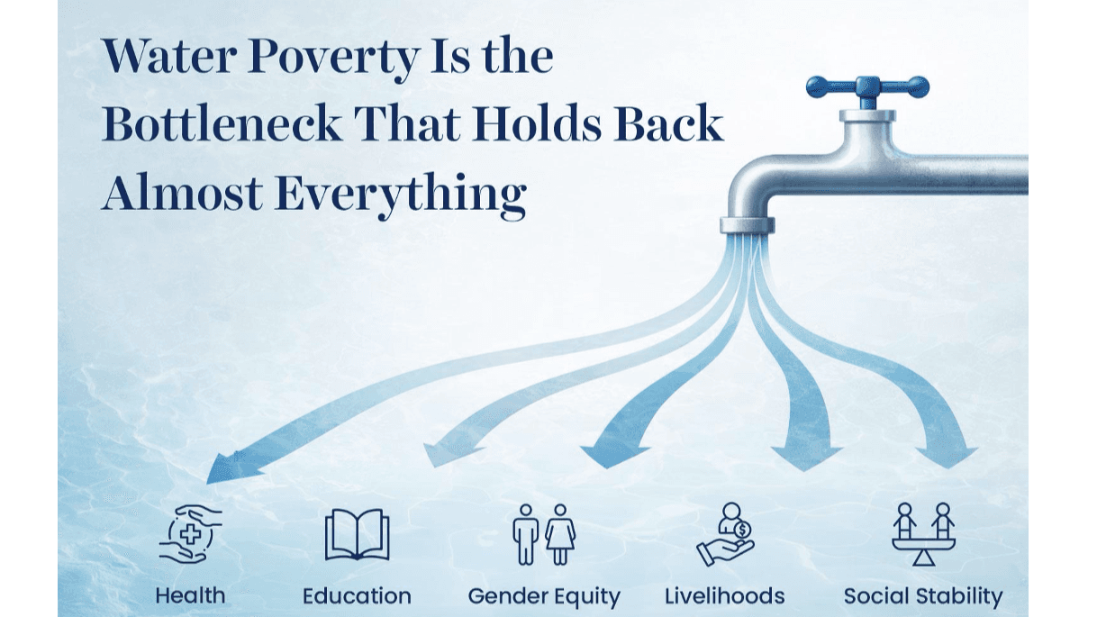 Water Poverty Is the Bottleneck That Holds Back Almost Everything