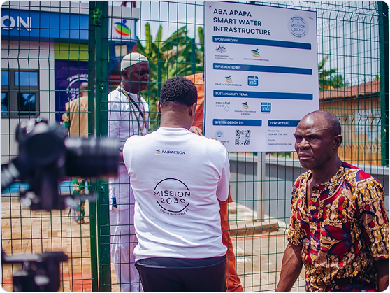 Smart Water Infrastructure launch at Aba Apapa