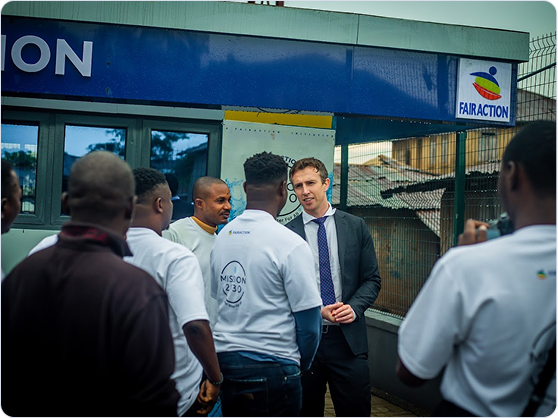 Australian High Commission visit to the Isale Oja water project