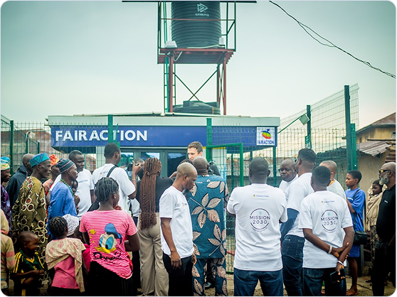 Australian High Commission visit to the Isale Oja water project