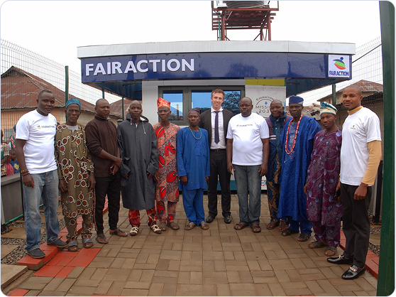 Australian High Commission visit to the Isale Oja water project